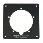 AquaComputer-Plaque de fixation Aluminium NOIRE pour Aquatube