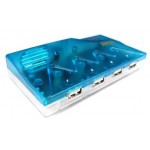DocMicro-Hub USB V2.0 - 4 ports + Alimentation s&eacute;par&eacute;e