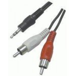 DocMicro-C&acirc;ble JACK St&eacute;r&eacute;o 3,5 MM <-> 2 * RCA M&acirc;le