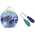 DocMicro-Adaptateur USB vers 2x PS/2 femelle