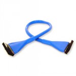 DocMicro-C&acirc;ble rond pour lecteur de disquette Bleu 45cm