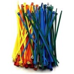 DocMicro-Serre fil plastique Bleu 12cm (Lot de 10)