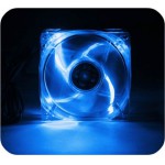 DocMicro-Ventilateur 120mm Transparent avec 4 LED Bleu