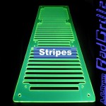 AC-Ryan-Grille RadGrillz Stripes 3*120mm Vert R&eacute;actif aux UV