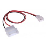 DocMicro-Adaptateur 12Volts 4pins M&acirc;le -> 7Volts 3pins M&acirc;le