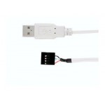 DocMicro-C&acirc;ble Interne USB vers USB A M&acirc;le 40cm