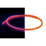 DocMicro-Tuyau PVC souple transparent 13mm interne, 19mm externe (Au m&egrave;tre) ORANGE R&eacute;actif aux UV