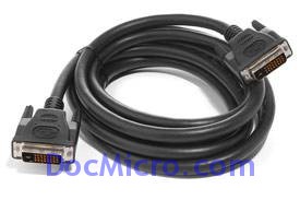 DocMicro-C&acirc;ble DVI-D 24+1 broches M&acirc;le/M&acirc;le (UC vers Moniteur) 3m