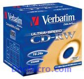Verbatim-CD-RW 80mm 16x24x