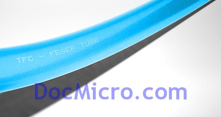 The Feser Company-Tuyau PVC souple Feser Tube - 10mm interne, 13mm externe (Au m&egrave;tre) R&eacute;actif aux UV BLEU CLAIR