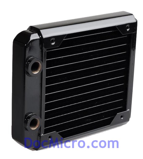 HWLabs-Radiateur Black ICE GT Stealth 120 Noir Filetage 1/4"