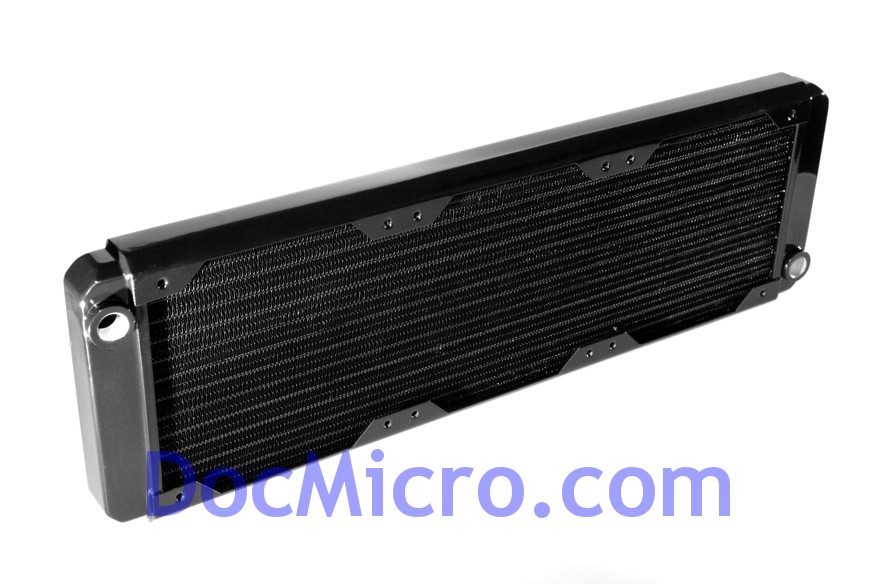HWLabs-Radiateur Black ICE GT Stealth 360 XFlow Noir Filetage 1/4"