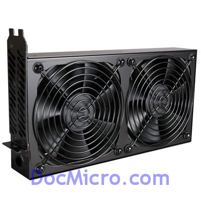 Lian Li-Ventilateur de Boitier 140mm sur Emplacement PCI - BS-08B Noir