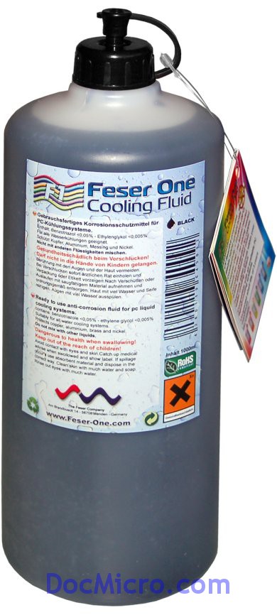 The Feser Company-Liquide de Protection Feser One Cooling Fluid R&eacute;actif aux UV NOIR 1 litre