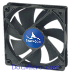 Sharkoon-Ventilateur 140*140*25mm System Fan MidRange S1402512M-3 - 27 dB, 48.7CFM