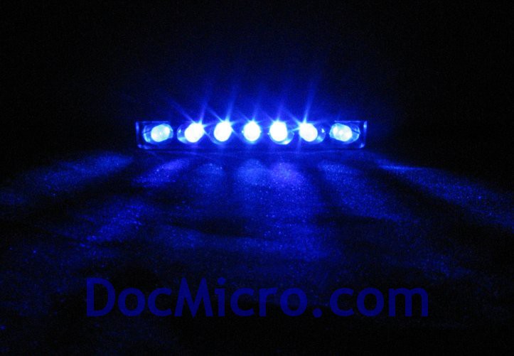 DocMicro-Laser LED - 7 LED - BLEU