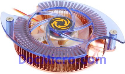 Revoltec-Ventilateur Silencieux, Cuivre, Lumineux pour VGA + Radiateurs m&eacute;moire