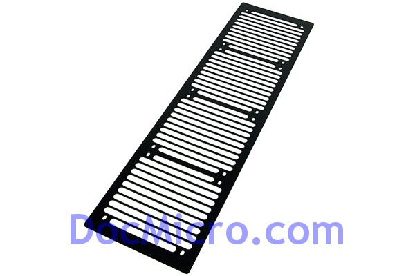 Phobya-Grille Stripes 4*120mm Noir