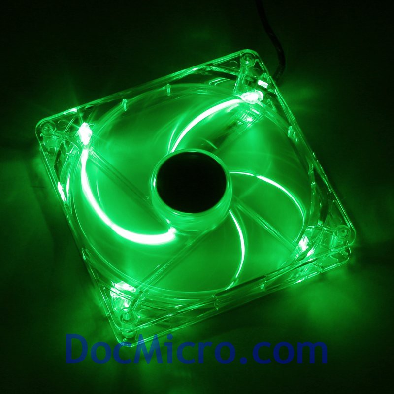 XigMatek-Ventilateur 140mm CLF-F1453 Crystal LED Vert