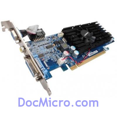 Gigabyte-GeForce 8400GS PCI Express 16X 512Mo DVI/VGA + TV