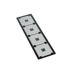 Phobya-Grille Stripes 4*140mm Noir