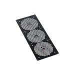 Phobya-Grille Hole 3*120mm Noir