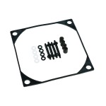 DocMicro-Kit de Fixation pour Radiateur avec Caoutchouc 120mm - Noir