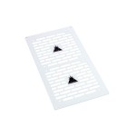 Phobya-Grille Bricky 2*120mm Blanc