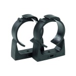 Alphacool-Pieds Clip-on pour Reservoir 50mm - Noir - (Jeu de 2)