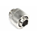 DocMicro-Embout M&eacute;tal Droit 1/4" pour tuyau 13/16mm - Argent
