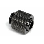 DocMicro-Embout M&eacute;tal Droit 1/4" pour tuyau 10/13mm - Compact - Noir