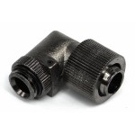 DocMicro-Embout M&eacute;tal Coud&eacute; 1/4" pour tuyau 10/13mm - Compact - Noir