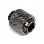 DocMicro-Embout M&eacute;tal Droit 1/4" pour tuyau 13/16mm - Noir