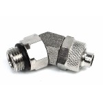 DocMicro-Embout M&eacute;tal Coud&eacute; 45&deg; 1/4" pour tuyau 8/10mm