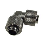 DocMicro-Coude M&eacute;tal pour tuyau 13/16mm - Noir