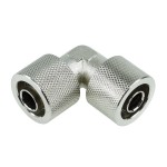 DocMicro-Coude M&eacute;tal pour tuyau 10/16mm - Argent