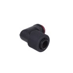 DocMicro-Embout M&eacute;tal Coud&eacute; 1/4" pour tuyau 10/13mm - Compact - Noir Mat