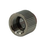 DocMicro-Double Connecteur M&acirc;le / Femelle 1/4" Molet&eacute; - Noir