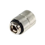 DocMicro-Double Connecteur M&acirc;le / Femelle 1/4" Rotatif - Argent