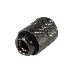 DocMicro-Double Connecteur M&acirc;le / Femelle 1/4" Rotatif - Noir