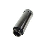 DocMicro-Double Connecteur M&acirc;le/Femelle 1/4" 50mm - Noir