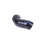 Alphacool-Double Connecteur M&acirc;le / Femelle 1/4" Double 45&deg; Rotatif - Noir