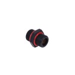 DocMicro-Double Connecteur M&acirc;le/M&acirc;le 1/4" - Noir Mat