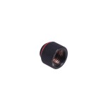 DocMicro-Double Connecteur M&acirc;le/Femelle 1/4" Molet&eacute; - Noir Mat