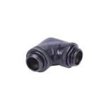 Alphacool-Coude 1/4" 90&deg; M&acirc;le / M&acirc;le Rotatif - Noir
