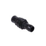 DocMicro-Raccord AutoBloquant HIGH-FLOW pour Tuyau 10mm - MALE - Passe Cloison - Noir Mat