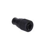 DocMicro-Raccord AutoBloquant HIGH-FLOW pour Tuyau 10/13mm - MALE - Noir Mat