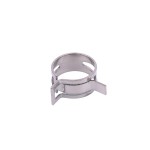 Alphacool-Collier Pin&ccedil;able pour Tuyau 19-22mm - Gris