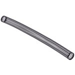 DocMicro-Ressort Acier pour Tuyau 13mm Externe - Longueur 200mm - Noir Mat