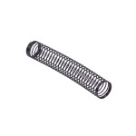 DocMicro-Ressort Acier pour Tuyau 16mm Externe - Longueur 100mm - Noir Mat
